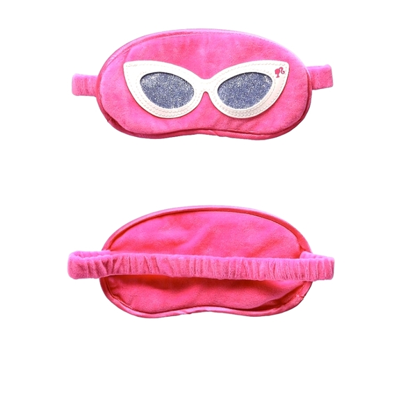 New Mattel Girl's Barbie Pink Soft and Comfy Girls Sleeping Mask - Picture 1 of 7